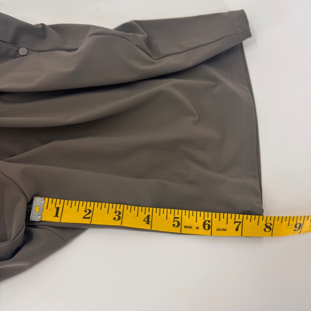Vuori Aim Shorts Mens XL Dark Oregano Green Technical Chino Stretch Golf V352 - Picture 8 of 10